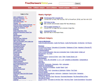 Tablet Screenshot of freesharewarecenter.com